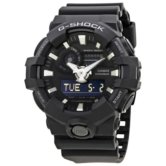 NWT Authentic Casio G-Shock Black Resin Men's Watch - Picture 1 of 3